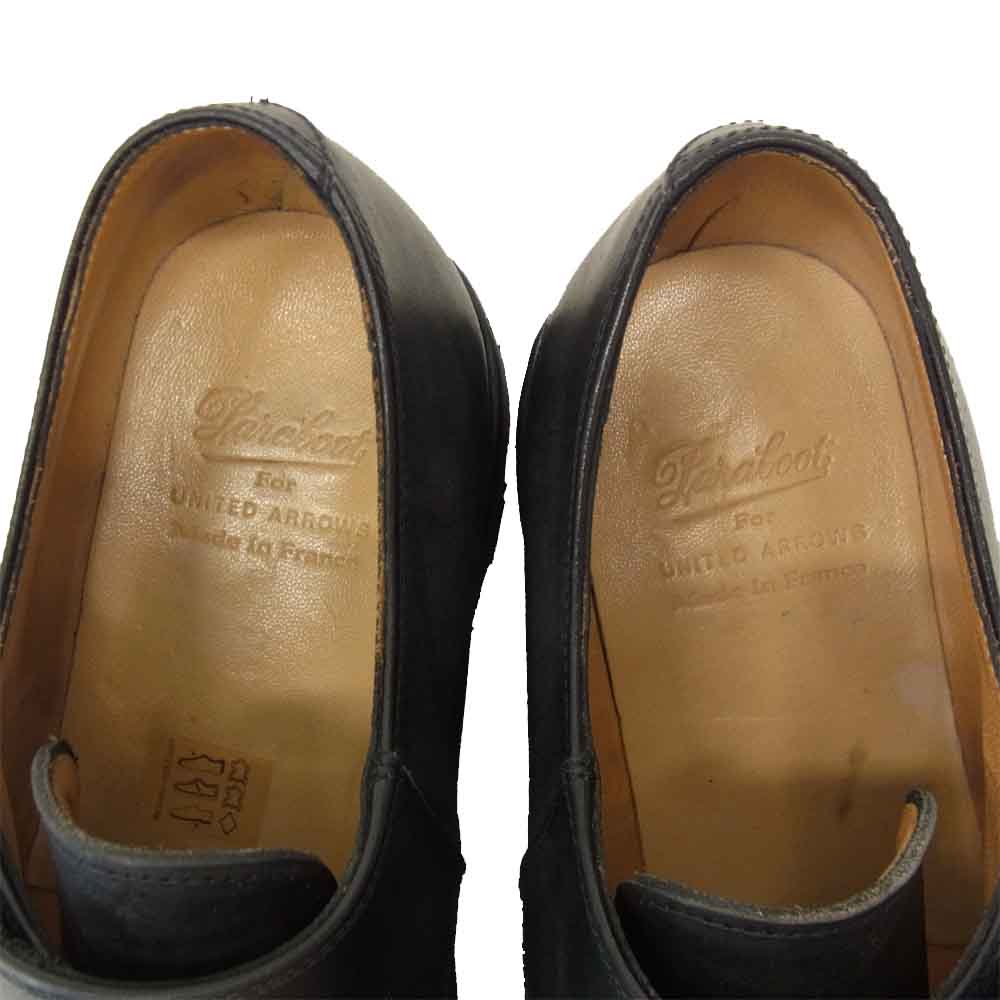 Paraboot パラブーツ × ユナイテッドアローズ UNITED ARROWS VIENNE ヴィエンヌ ビジネスシューズ ブラック系 8 1/2【中古】