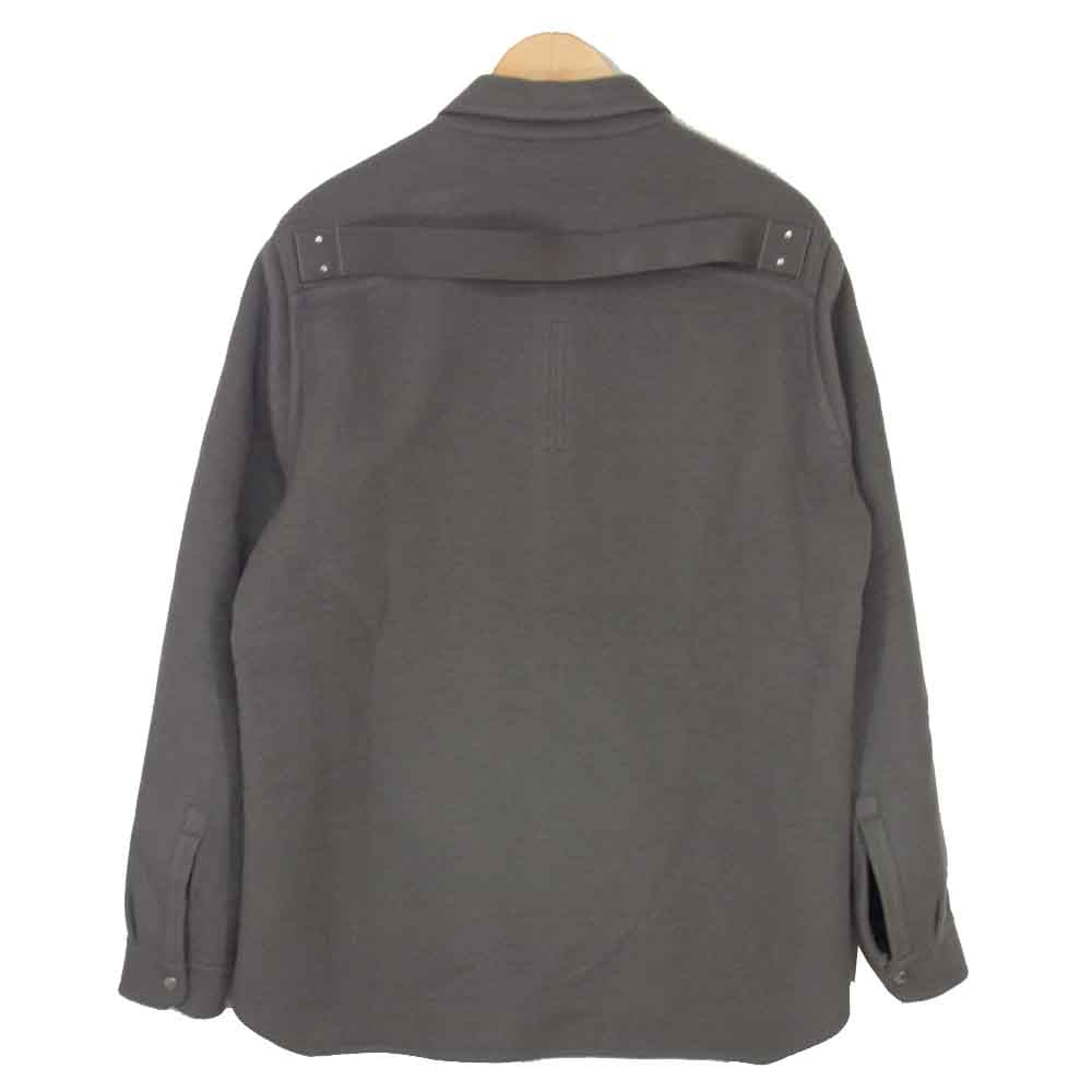 Rick Owens リックオウエンス 19AW RU19F4729-DD カシミヤ100％ スナップボタン ジャケット グレー系 34【美品】【中古】