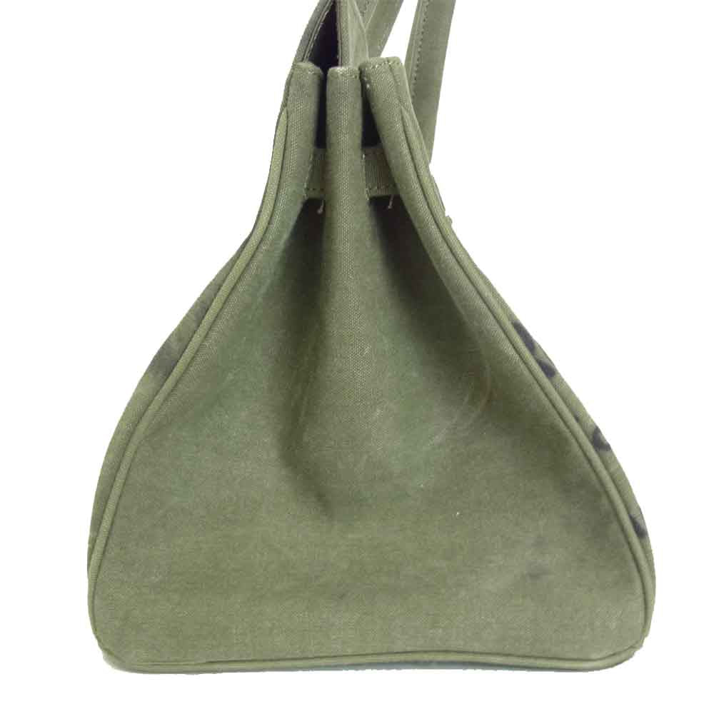 レディメイド Travel Bag M トラベルバッグ バーキン型40 ハンドバッグ グリーン系 横幅約42cm【極上美品】【中古】
