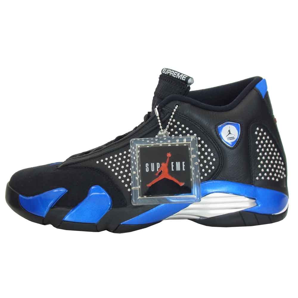 Supreme シュプリーム BV7630－004 × NIKE ナイキ AIR JORDAN 14 RETRO レトロ スニーカー ブラック系 28.5cm【新古品】【未使用】【中古】