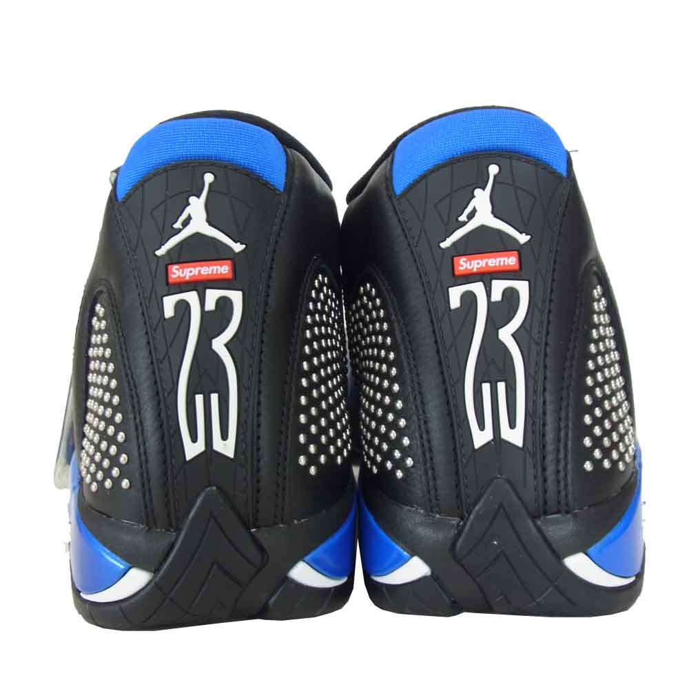 Supreme シュプリーム BV7630－004 × NIKE ナイキ AIR JORDAN 14 RETRO レトロ スニーカー ブラック系 28.5cm【新古品】【未使用】【中古】