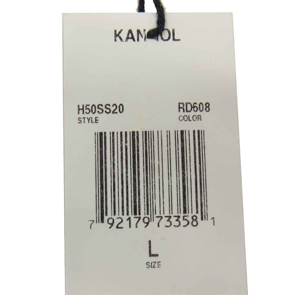 Supreme シュプリーム 20SS H50SS20 ｘ KANGOL カンゴール BERMUDA CASUAL HAT バルミューダ カジュアル ハット レッド系 ホワイト系 L【新古品】【未使用】【中古】