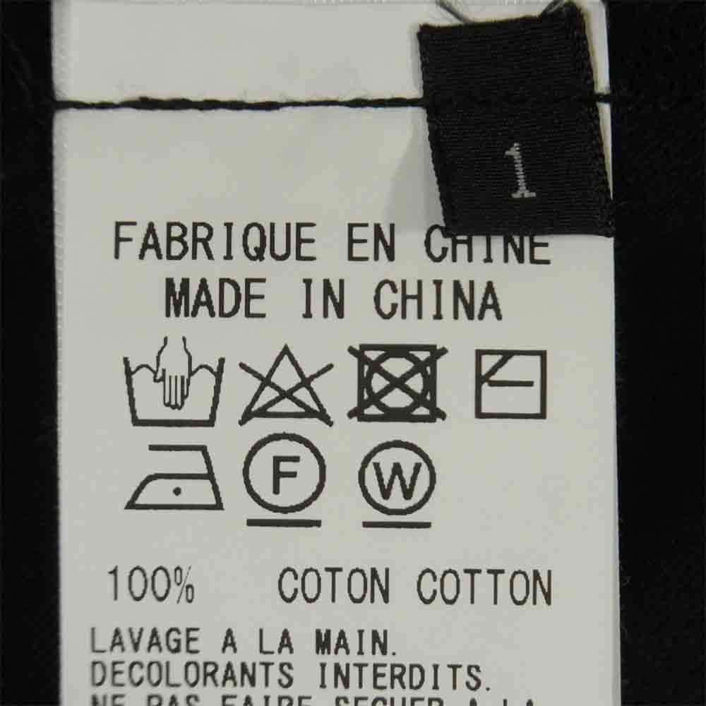 Yohji Yamamoto ヨウジヤマモト GD-T31-070 グラフィック ロゴ プリント 半袖 Tシャツ ブラック系 1【美品】【中古】