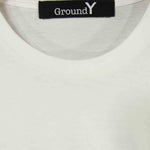 Yohji Yamamoto ヨウジヤマモト GD-T31-070 グラフィック ロゴ プリント 半袖 Tシャツ ホワイト系 1【美品】【中古】
