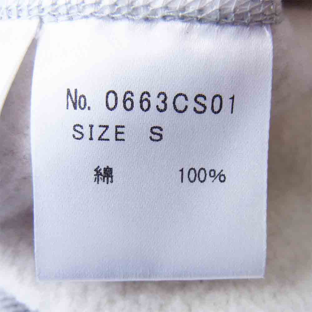 HYSTERIC GLAMOUR ヒステリックグラマー 0663CS01 CR/LIVE IN NYC pt SW クランプス プリント スウェット グレー グレー系 S【中古】