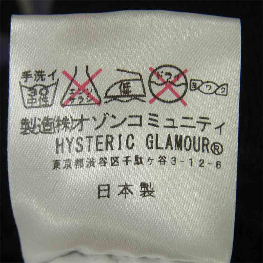 HYSTERIC GLAMOUR ヒステリックグラマー 0663CS01 CR/LIVE IN NYC pt SW クランプス プリント スウェット ブラック系 S【中古】