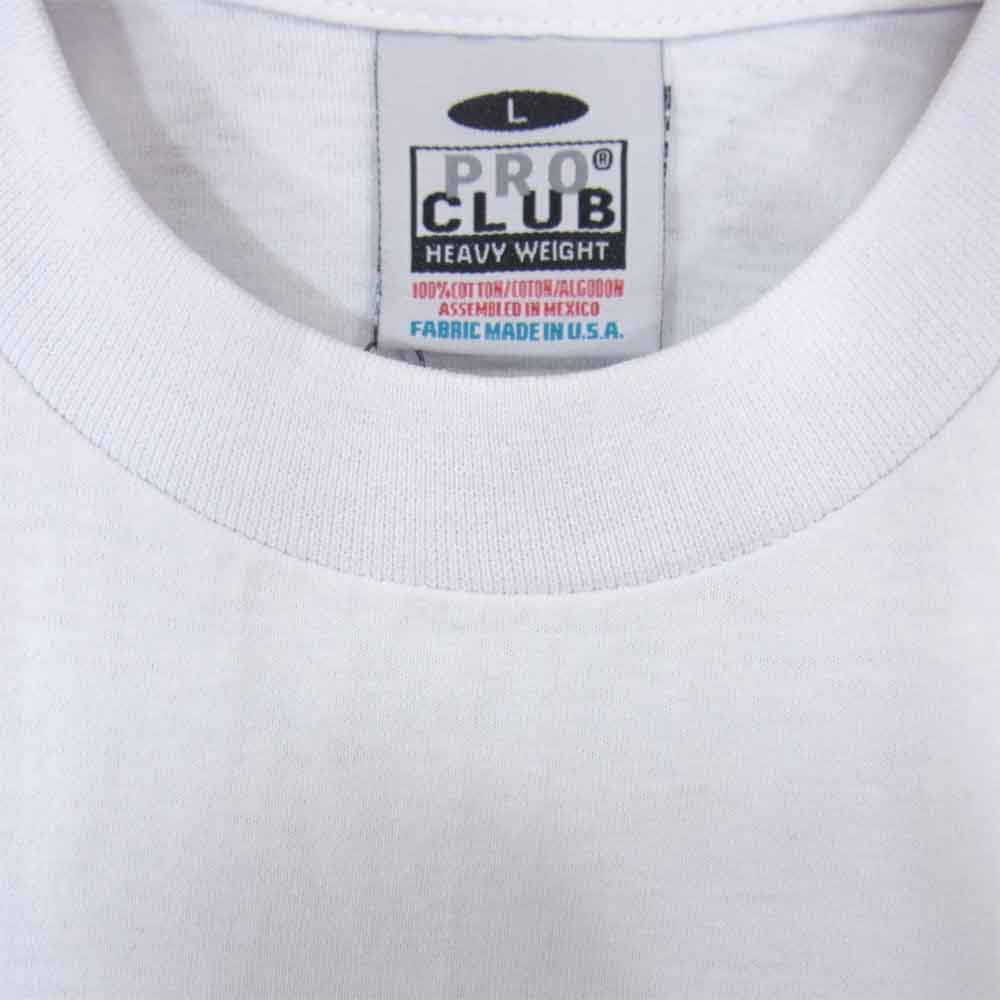 TENDERLOIN テンダーロイン T-TEE JC プリント 半袖 Tシャツ ホワイト系 L【新古品】【未使用】【中古】