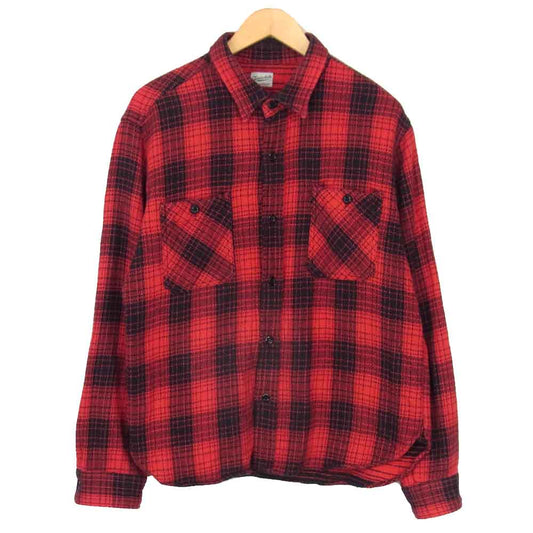 TENDERLOIN テンダーロイン T-HEAVY FLANNEL SHT ヘビーフランネルシャツ レッド系 M【中古】