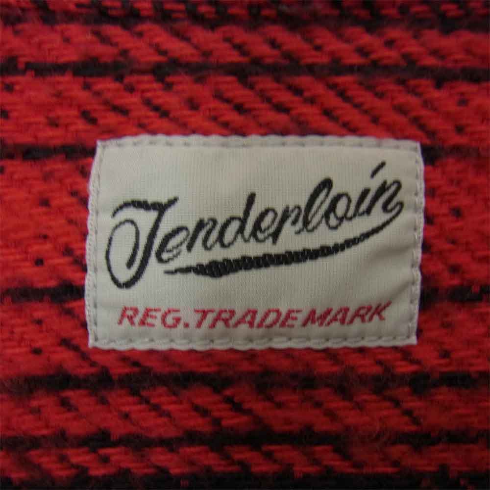 TENDERLOIN テンダーロイン T-HEAVY FLANNEL SHT ヘビーフランネルシャツ レッド系 M【中古】