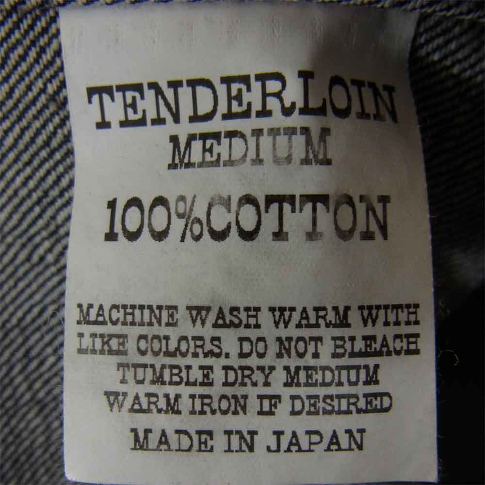 TENDERLOIN テンダーロイン T-3RD UNWASH デニムジャケット インディゴブルー系 M【中古】