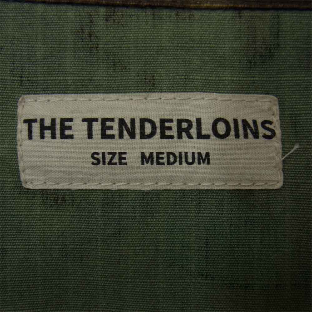 TENDERLOIN テンダーロイン T-ARMY JKT JF アーミー シャツ ジャケット カーキ系 M【中古】