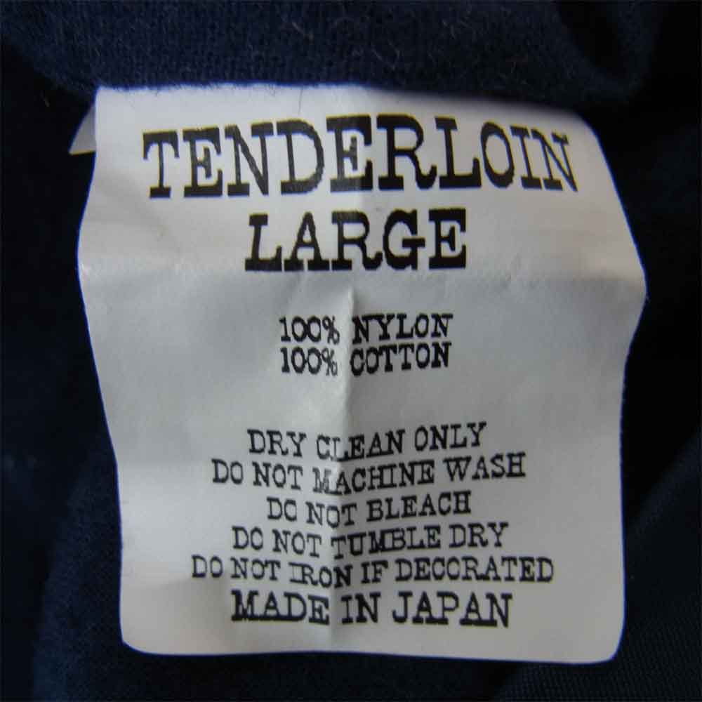 TENDERLOIN テンダーロイン T-RACING COACH JKT レーシング コーチ ジャケット ネイビー系 L【中古】