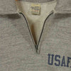 Buzz Rickson's バズリクソンズ USAFA ハーフジップ スウェット トレーナー グレー系 S【中古】