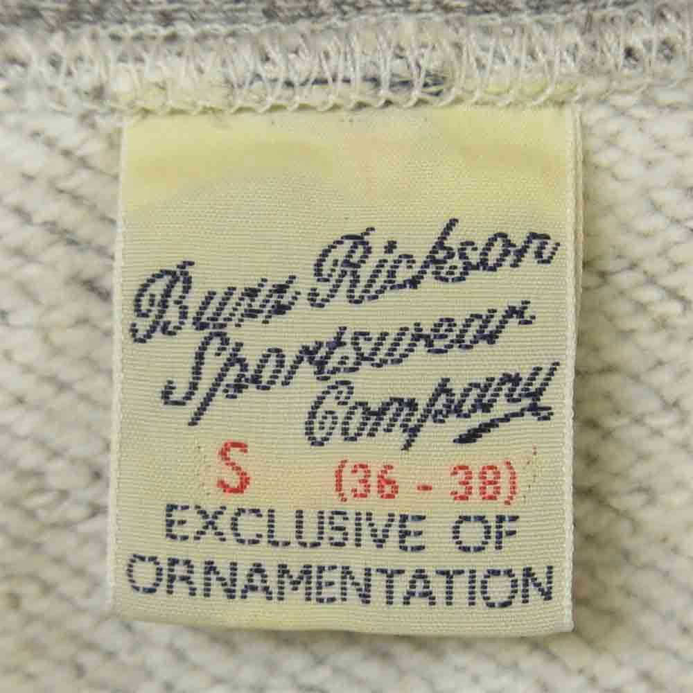 Buzz Rickson's バズリクソンズ USAFA ハーフジップ スウェット トレーナー グレー系 S【中古】
