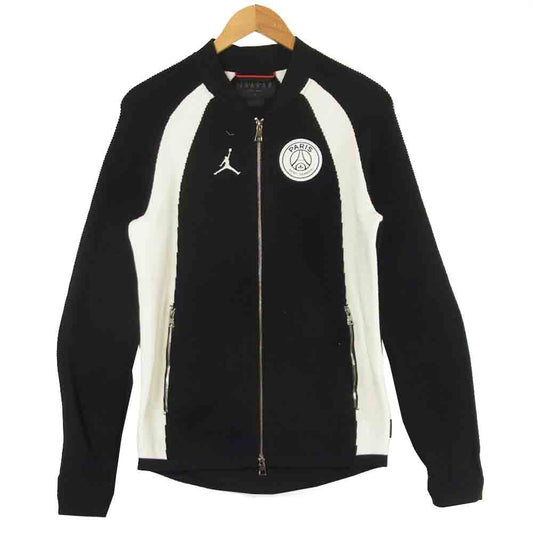 NIKE ナイキ 19SS BQ4209-010 PARIS SAINT GERMAIN PSG パリサンジェルマン フライニット ジャケット ブラック系 ホワイト系 XS【美品】【中古】