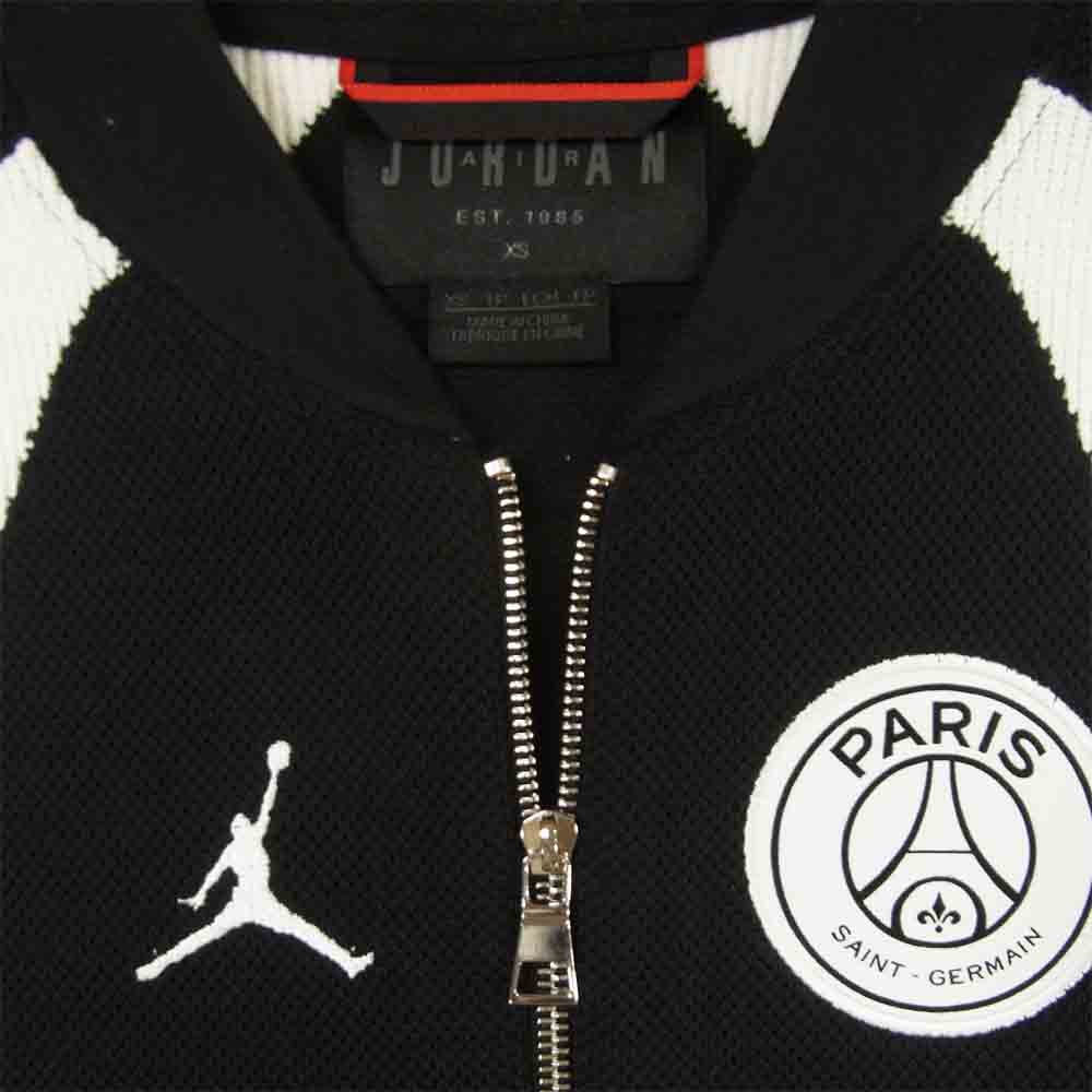NIKE ナイキ 19SS BQ4209-010 PARIS SAINT GERMAIN PSG パリサンジェルマン フライニット ジャケット ブラック系 ホワイト系 XS【美品】【中古】