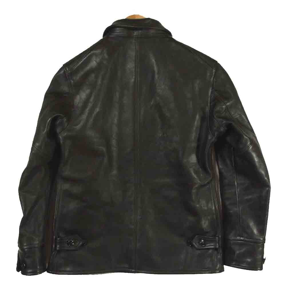 コリンボ ZT-0145 ORIGINAL STOCKMANS COAT オリジナル ストックマンズ コート ホースハイド ジャケット ブラック系 36【中古】