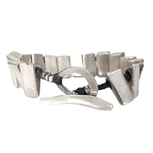 JILL PLATNER ジルプラットナー アルマジロ ブレスレット シルバー系【中古】