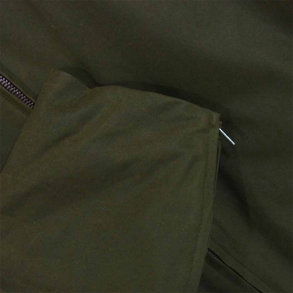 メルフ mr1069 The British Millerain 裏ボア フリース オイルドコットン ジャケット オリーブ系 3【中古】