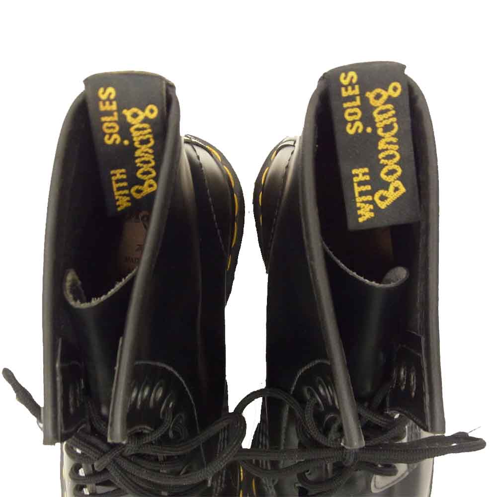 Dr.Martens ドクターマーチン 8ホール レースアップ  ブーツ MADE IN ENGLAND ブラック系 M【美品】【中古】