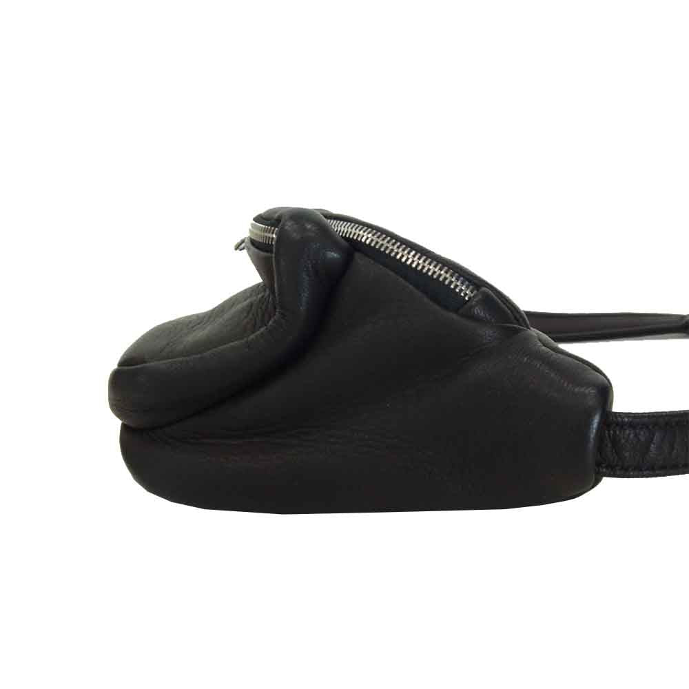 アエタ DA11 レザー ショルダー バッグ ポーチ LEATHER SHOULDER POUCH  ブラック系【新古品】【未使用】【中古】