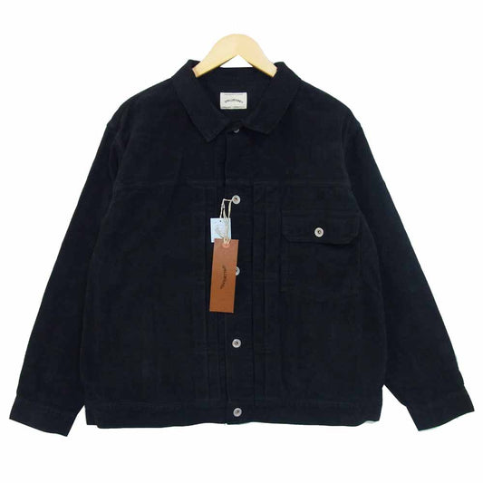 SPELL BOUND スペルバウンド 48-0636H 8Wコーデュロイ オーバーJKT ジャケット ブラック系 2【新古品】【未使用】【中古】