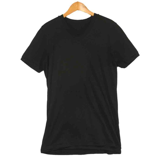 AKM エイケイエム フェイク レイヤード Vネック 半袖 Tシャツ ブラック系 M【中古】