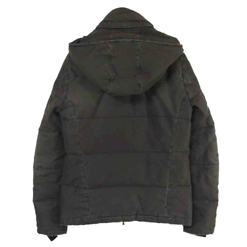 wjk ダブルジェイケイ ミリタリー ダウン パーカー ジャケット military down parka jacket 日本製 グレー系 M【中古】