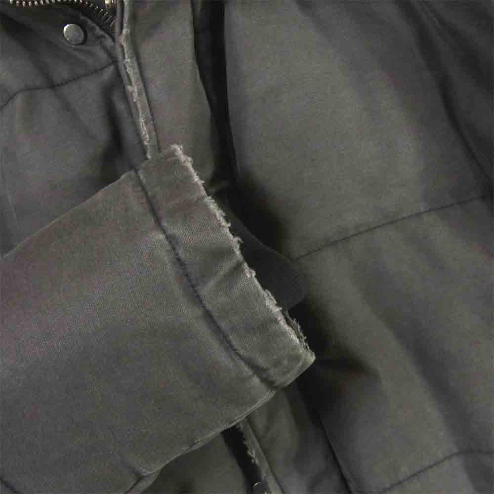 wjk ダブルジェイケイ ミリタリー ダウン パーカー ジャケット military down parka jacket 日本製 グレー系 M【中古】