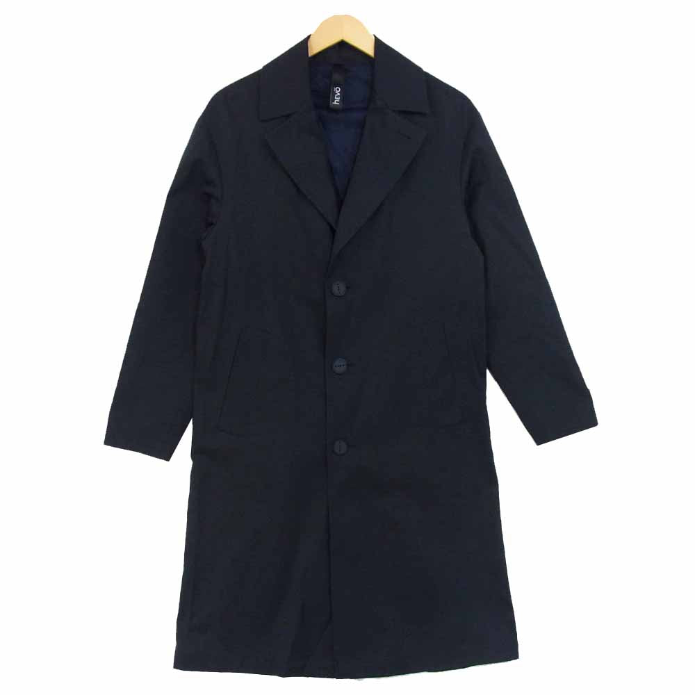 イーヴォ 20SS OSTUNI オストゥーニ ベルテッド コート イタリア製 ダークネイビー系 44【美品】【中古】