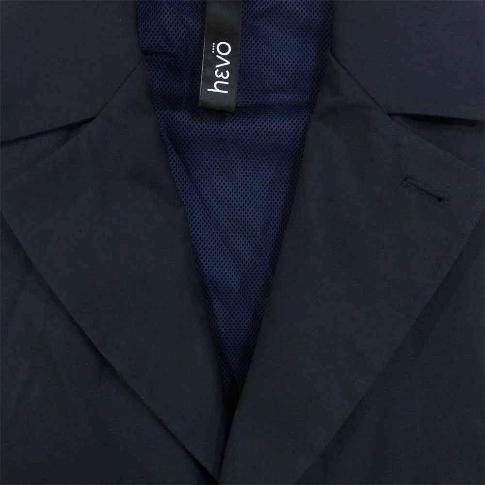 イーヴォ 20SS OSTUNI オストゥーニ ベルテッド コート イタリア製 ダークネイビー系 44【美品】【中古】