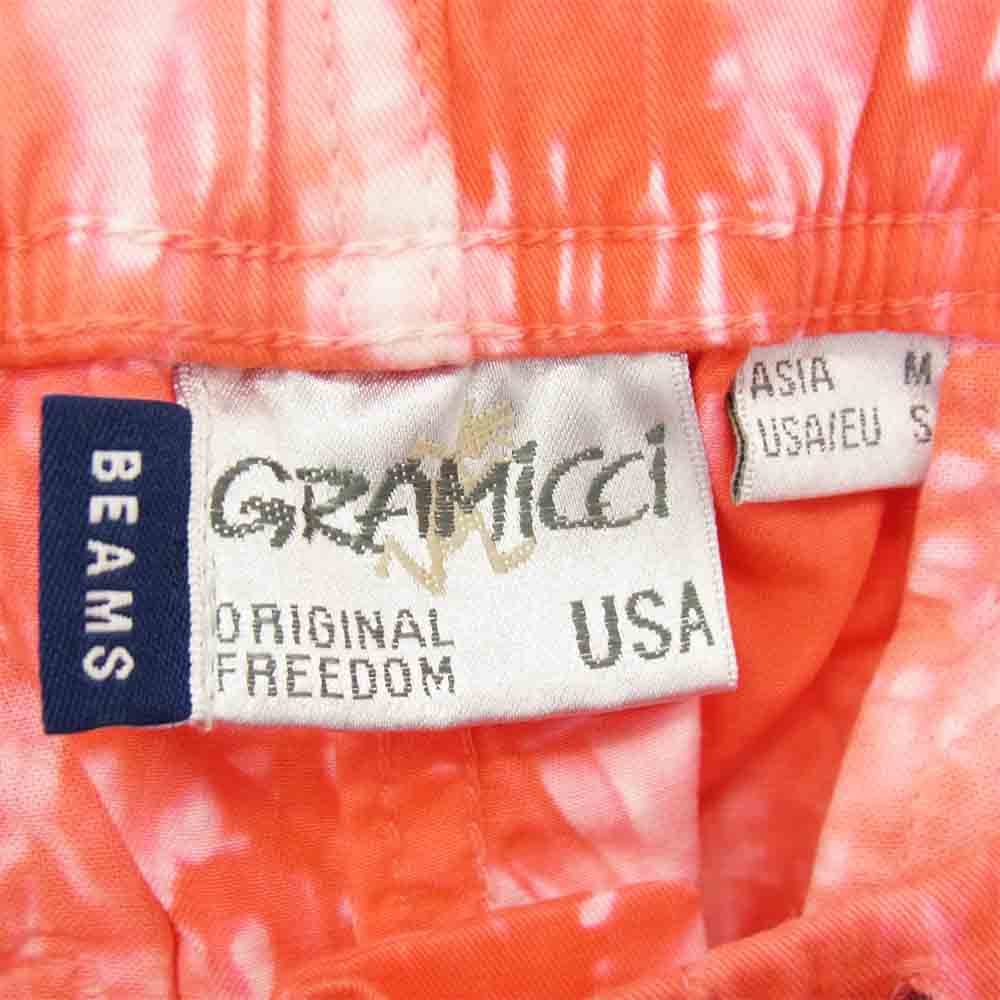 Gramicci グラミチ GMP-20S1451 タイダイ ショーツ レッド系 ピンク系 ASIA-M:USA/EU-S【中古】
