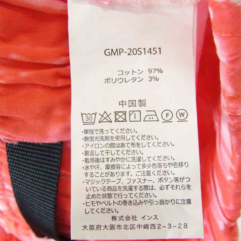 Gramicci グラミチ GMP-20S1451 タイダイ ショーツ レッド系 ピンク系 ASIA-M:USA/EU-S【中古】