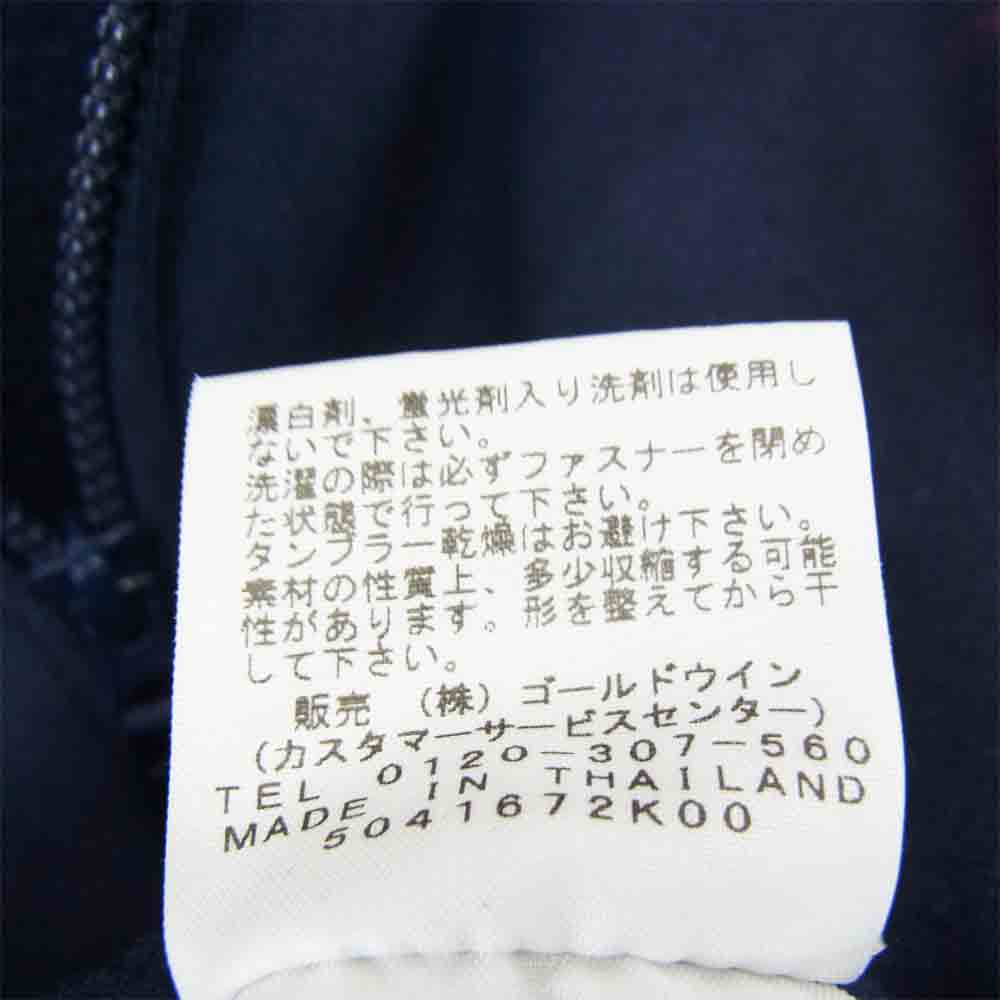 THE NORTH FACE ノースフェイス NTW11530 REARVIEW HOODIE リアビューフーディ ジップ パーカー ネイビー系 パープル系 L【中古】