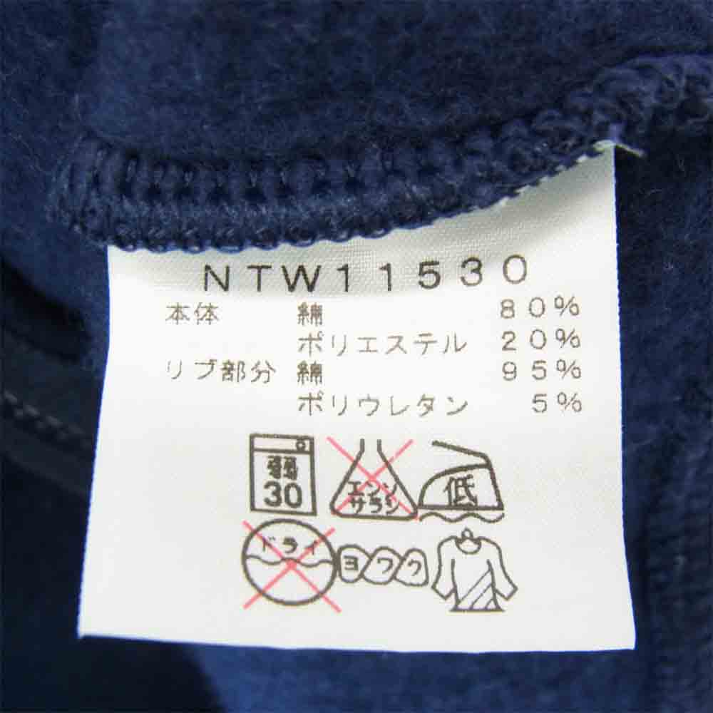 THE NORTH FACE ノースフェイス NTW11530 REARVIEW HOODIE リアビューフーディ ジップ パーカー ネイビー系 パープル系 L【中古】