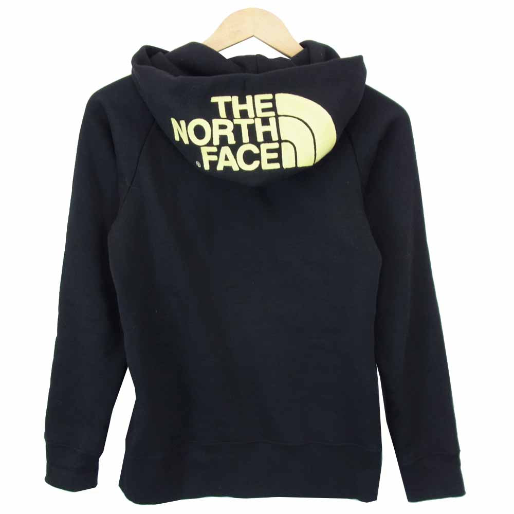 THE NORTH FACE ノースフェイス NTW11428 REARVIEW HOODIE リアビューフーディ ロゴ スウェット パーカー ブラック系 L【中古】