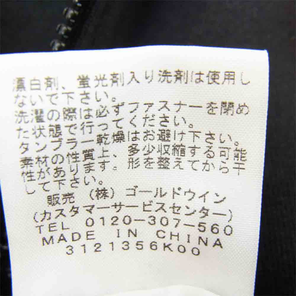 THE NORTH FACE ノースフェイス NTW11428 REARVIEW HOODIE リアビューフーディ ロゴ スウェット パーカー ブラック系 L【中古】