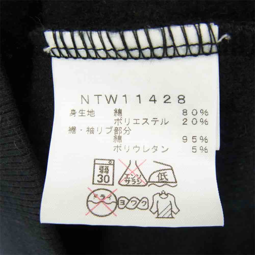 THE NORTH FACE ノースフェイス NTW11428 REARVIEW HOODIE リアビューフーディ ロゴ スウェット パーカー ブラック系 L【中古】