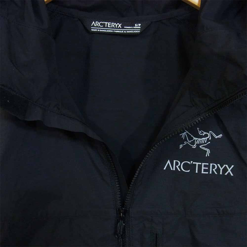 ARC'TERYX アークテリクス 191350 Squamish Hoody スコーミッシュ フーディ ナイロン パーカー ブラック系 S【美品】【中古】