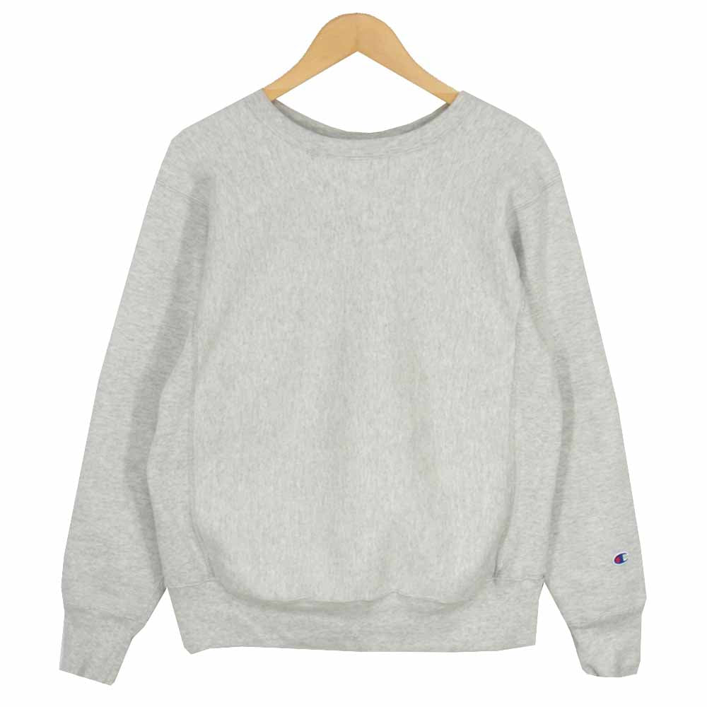 Champion チャンピオン USA製 Reverse Weave リバースウィーブ 赤単 復刻 スウェット グレー系 L【中古】