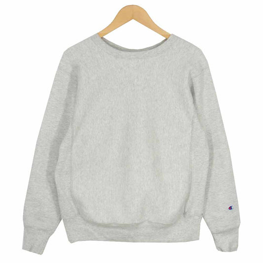 Champion チャンピオン USA製 Reverse Weave リバースウィーブ 赤単 復刻 スウェット グレー系 L【中古】