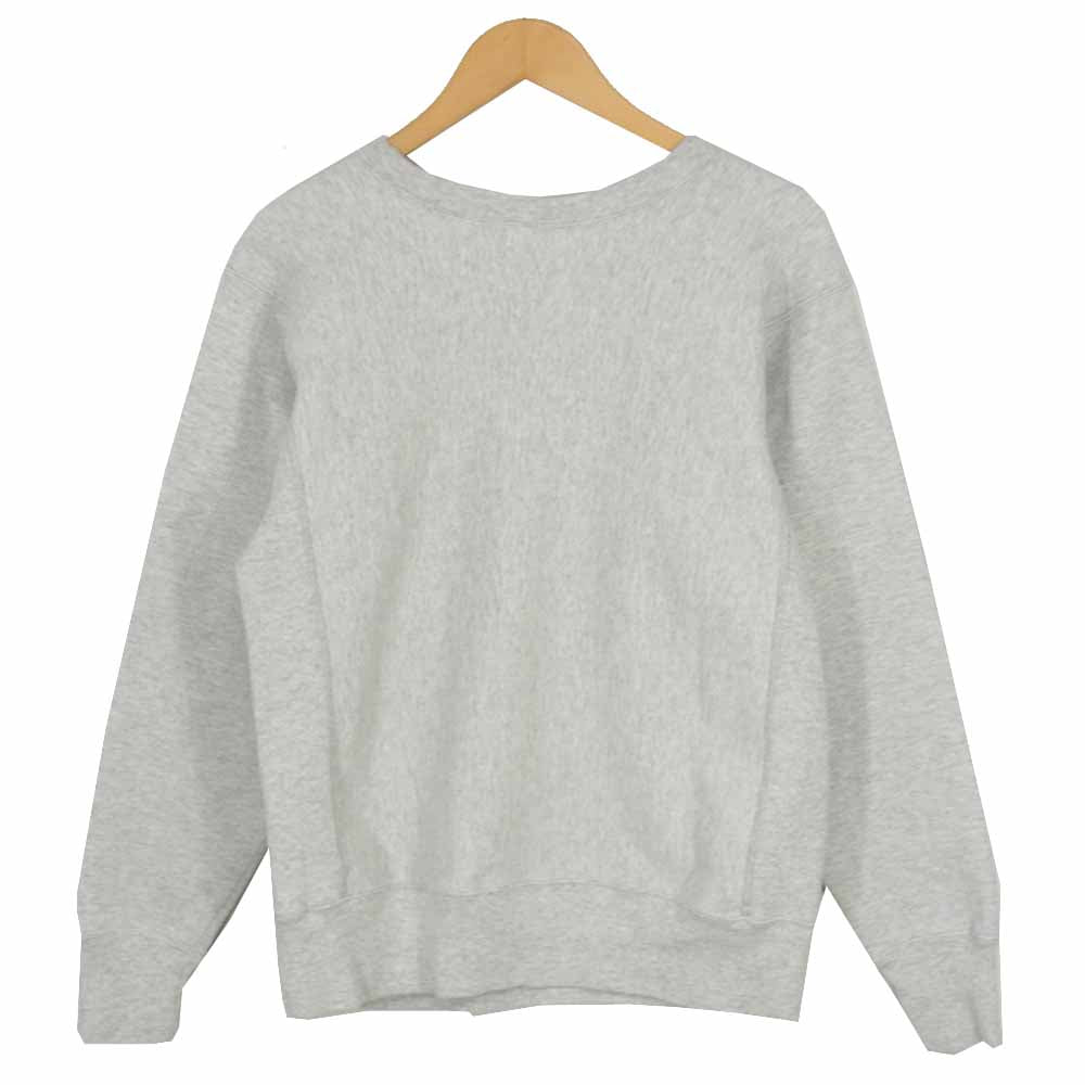 Champion チャンピオン USA製 Reverse Weave リバースウィーブ 赤単 復刻 スウェット グレー系 L【中古】