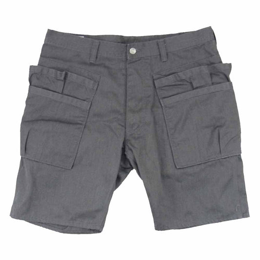 SASAFRAS ササフラス コットン ポリエステル ハーフ パンツ グレー グレー系 XL【中古】