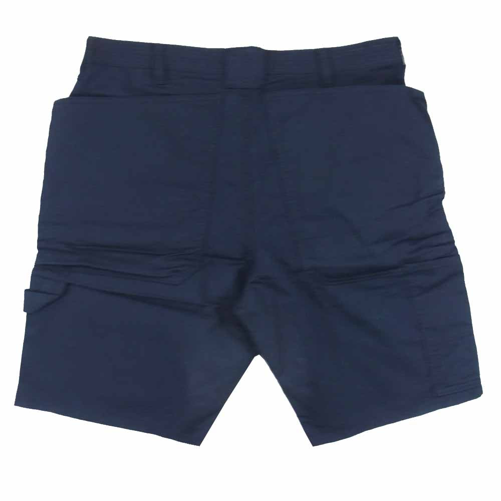 SASAFRAS ササフラス コットン ハーフ パンツ ネイビー ネイビー系 XL【中古】