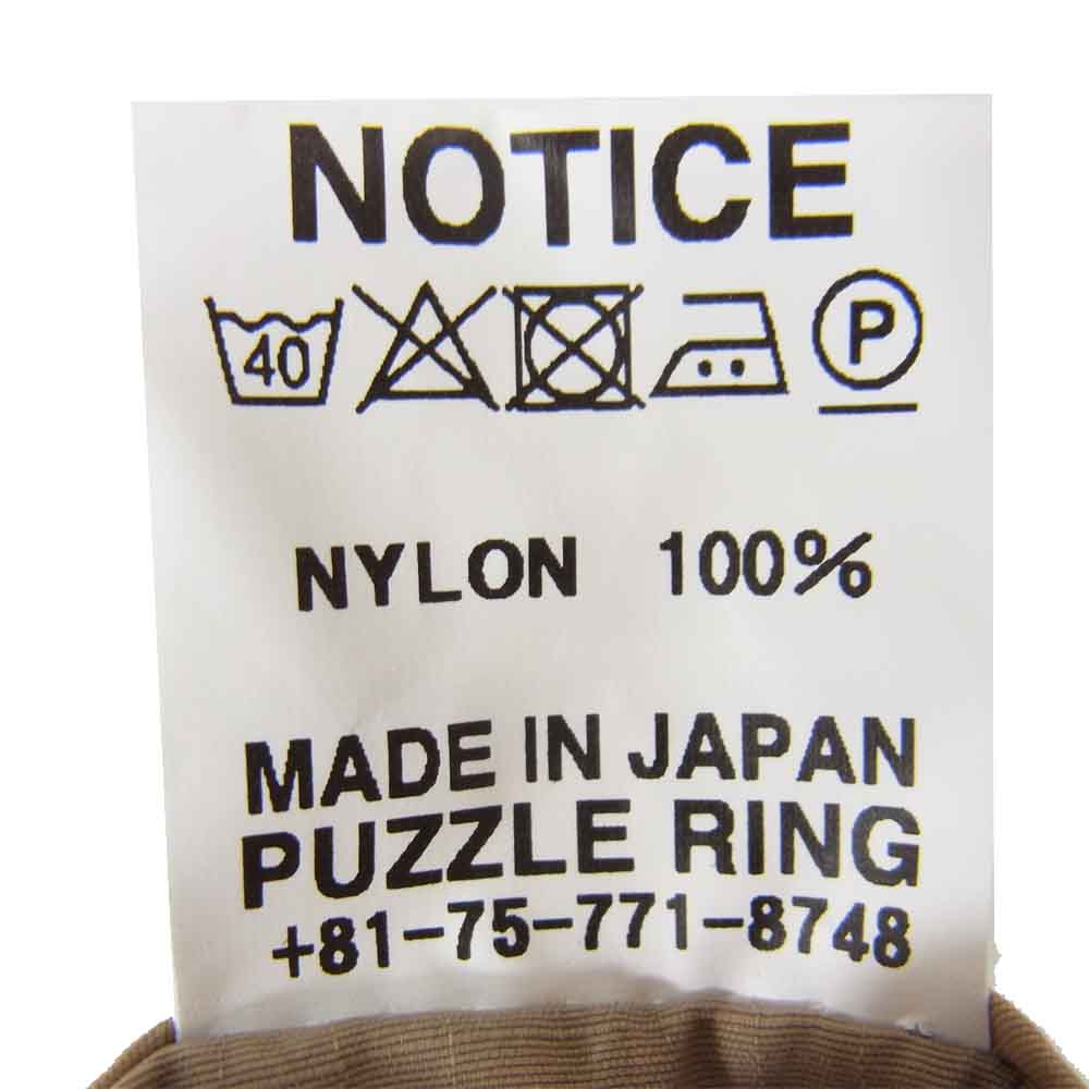 SASAFRAS ササフラス ナイロン ひざ丈 パンツ ベージュ ベージュ系 XL【中古】