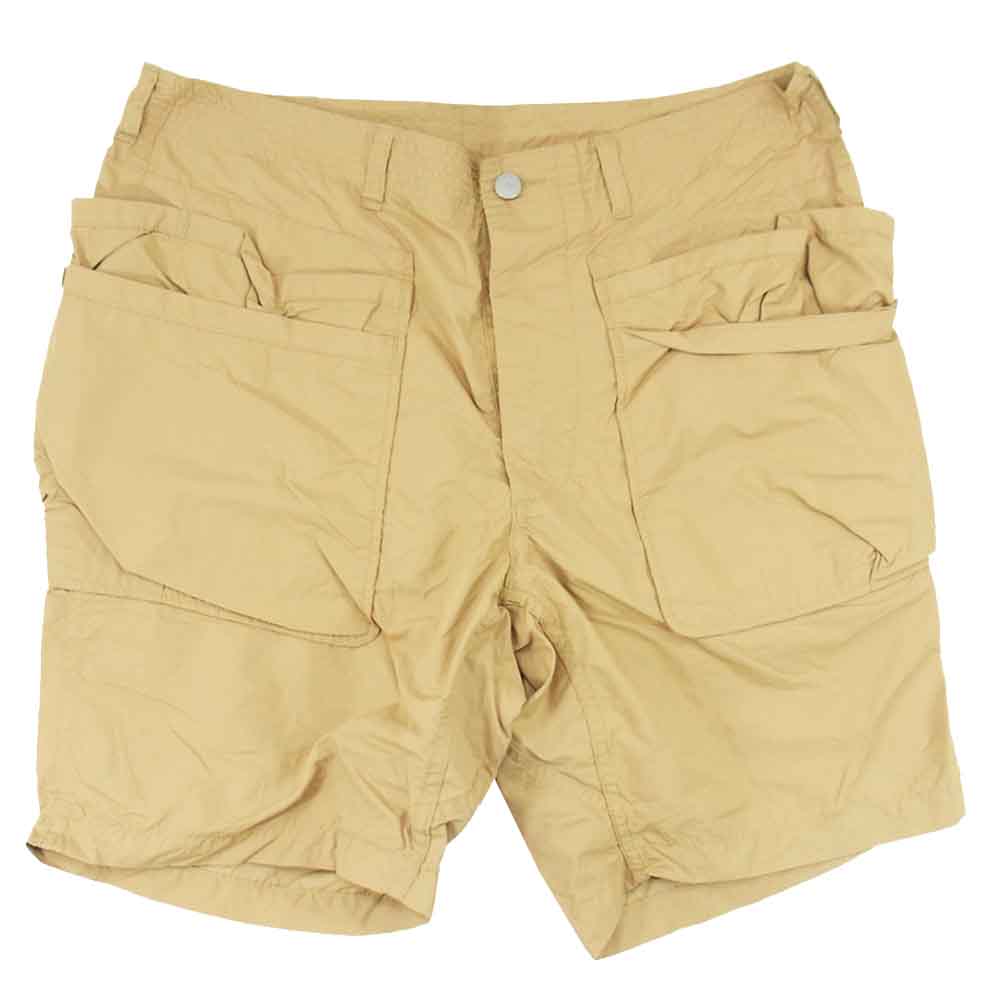 SASAFRAS ササフラス ナイロン ハーフ パンツ ベージュ ベージュ系 XL【中古】