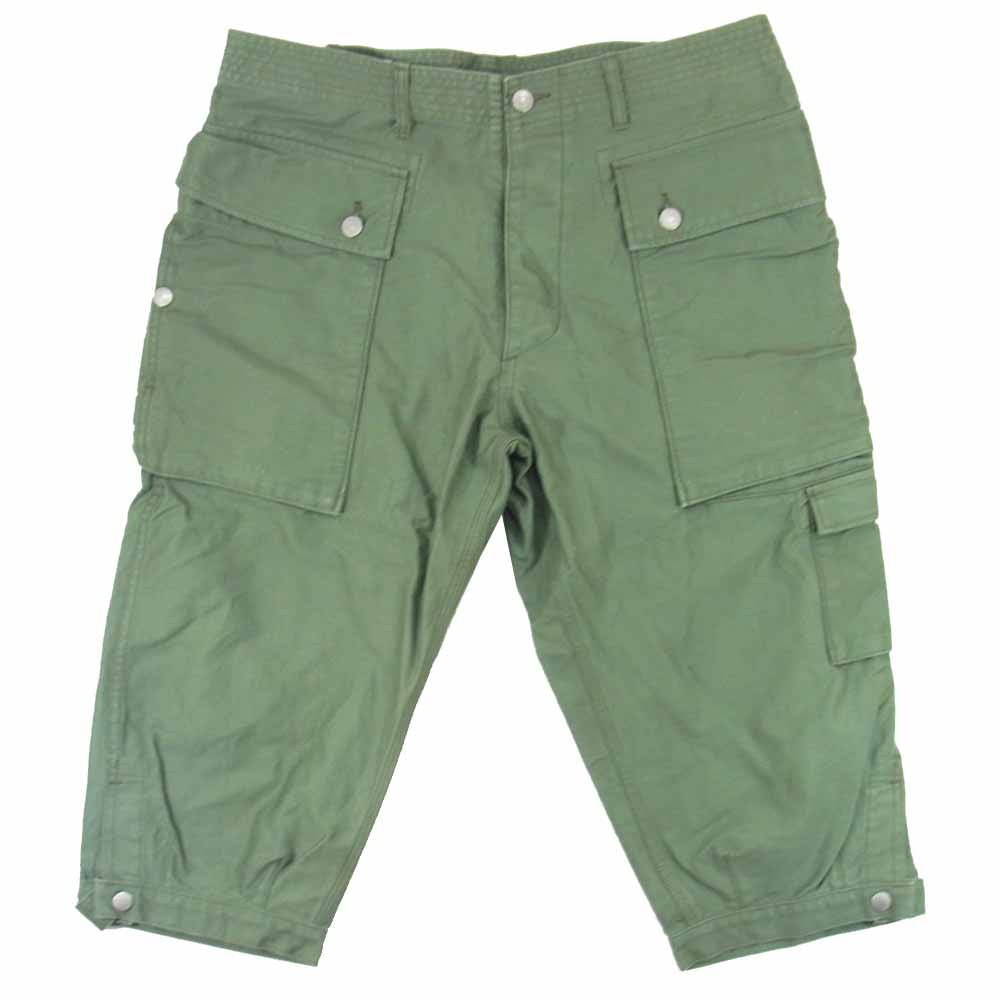 SASAFRAS ササフラス コットン ひざ丈 パンツ カーキ カーキ系 XL【中古】