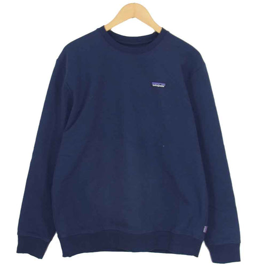 patagonia パタゴニア 39543 P-6 Label Uprisal Crew Sweatshirt P-6 ラベル アップライザル クルー スウェットシャツ ネイビー系 L【中古】