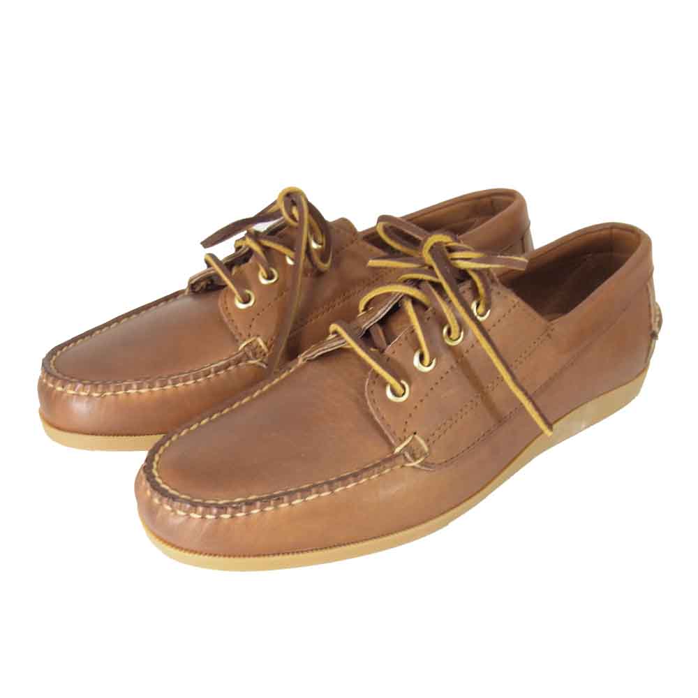 ランコート TU9021-27 4 Eye Ranger Moc デッキ シューズ ブラウン系 8.5D【極上美品】【中古】