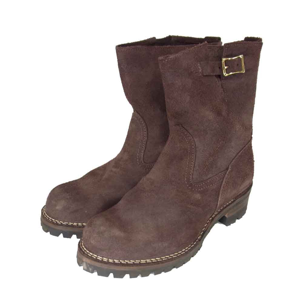 WESCO ウエスコ BR7708100 Custom Boss カスタム ボス スエード エンジニア ブーツ ブラウン系 10EE【中古】